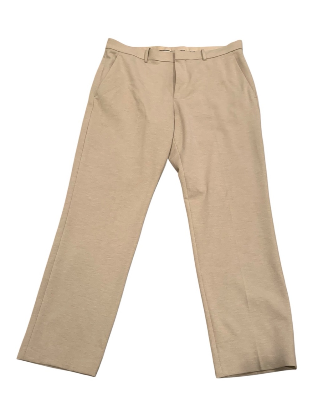 Men's Perry Ellis Beige Classic Straight-Leg Pants